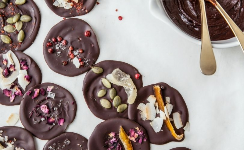 Chocolate buttons